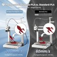 thumbnail image 2 of 3D Printing Filament High Speed PLA 300mm/s Cardboard Spool 1kg (2.2lbs),Dimensional Accuracy +/- 0.03 mm Fit Most 3D FDM Printer-Fire Engine Red, 2 of 7