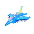 thumbnail image 2 of Juguetes de avión para niños, juguetes de avión eléctrico con luces y música, juguetes para niños pequeños Azul, 2 of 9