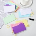 thumbnail image 3 of 450Pcs Spiral Notepads Memo Pads Lined Flash Cards with 8 Binder Rings for Study Learning, 3 of 9