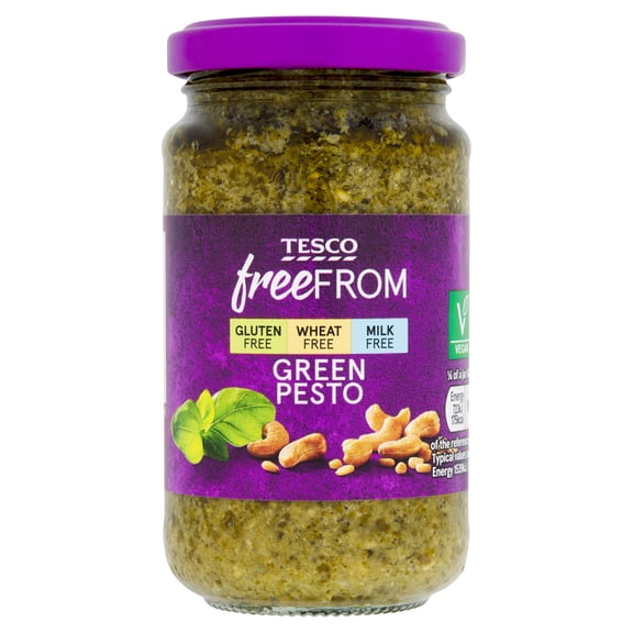 Tesco Free From Green Pesto 190G, Imported from Britain