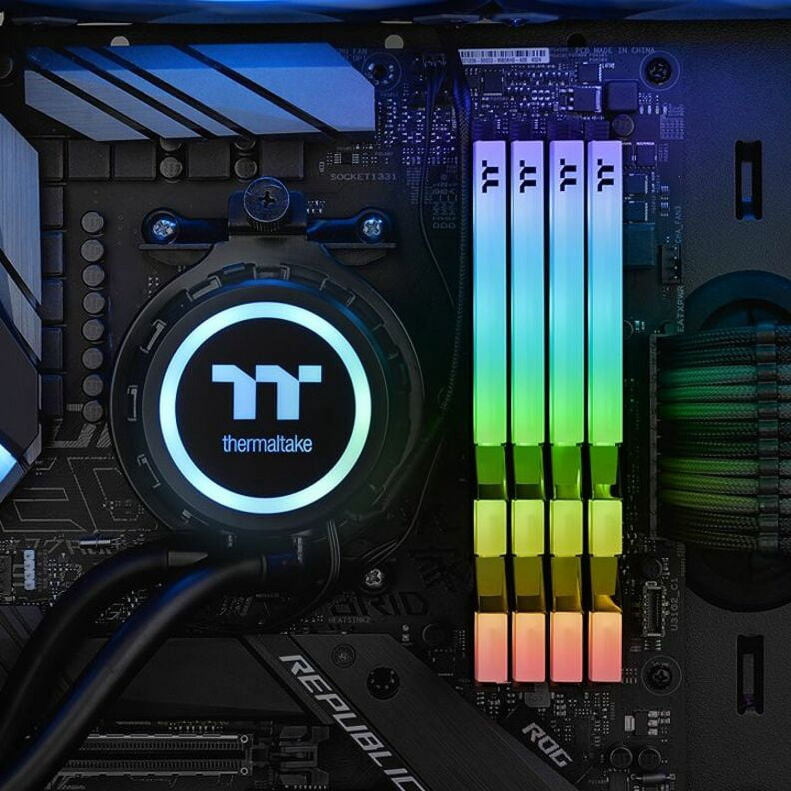 Thermaltake TOUGHRAM RGB Memory DDR4 3600MHz 16GB (8GB x 2)-Black