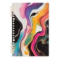 thumbnail image 7 of FORMRS 1-Subject Spiral Notebook 8" x 5" College Ruled 60 Refillable Sheet A5 Hard Cover, 2 Pack, Colorful Black, 7 of 7