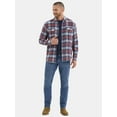 thumbnail image 2 of George Men's & Big Men's Relaxed Fit Double Pocket Flannel Shirt, Sizes XS-3XLT, 2 of 5