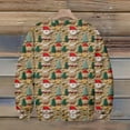 thumbnail image 4 of Wutalume Men's Funny Christmas Sweater, Holiday Pullover 2025 with Novelty Crewneck Design, Festive Gift for Parties,Vermilion L, 4 of 5