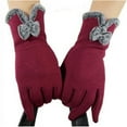 thumbnail image 5 of Ladies Womens Knitted Winter Warm Thermal Thinsulate Insulation Lined Gloves New, 5 of 6