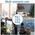 thumbnail image 5 of Christmas Winter Window Stickers, Christmas Classic Santa Claus Window Decals, 5 of 5