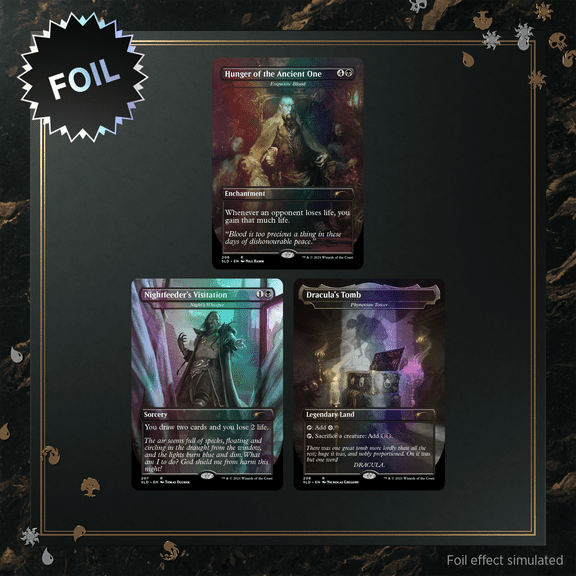 Magic the Gathering: Secret Lair Welcome to Castle Dracula (Foil) [Card Game, 2 Players]