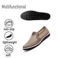 thumbnail image 4 of Mens Casual Mesh Loafers Summer Breathable Walking Shoes Comfortable Lightweight Driving Shoes Travelling Fashion Shoes Beige 7.5 US, 4 of 7