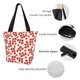 thumbnail image 4 of Fotbe Tomato Bolsa de Playa con Estampado, Bolsa de Hombro, Bolsa de Mano Espaciosa, Bolsa de Viaje Ligera, Bolsa de Compras Versátil, 4 of 6