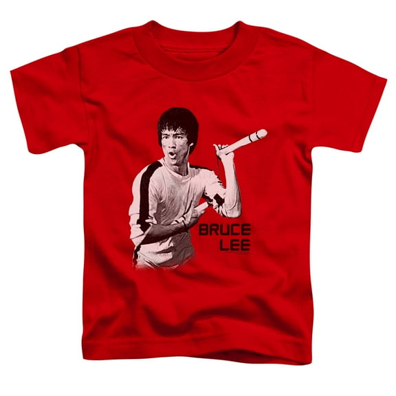 Bruce Lee Nunchucks S/S Toddler T-Shirt Red