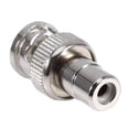 thumbnail image 1 of BNC Cable Adapter, Metallic Silver BNC M/F Connectors, Professional For Surveillance CCTV System, 1 of 8