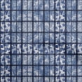 thumbnail image 1 of oneOone Silk Tabby Medium Blue Fabric Houndstooth Sewing Craft Projects Fabric Prints By Yard 42 Inch Wide, 1 of 4