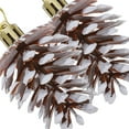 thumbnail image 6 of PTOOTP Set of 6 Easy-to- Light Brown Plastic Christmas Tree Ornaments with Unique Design for Holiday Decor, 6 of 8