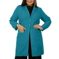 thumbnail image 6 of Panda Uniform by HeedFit Unisex Doctor Lab Coat 37" – 6XL Teal, 6 of 8