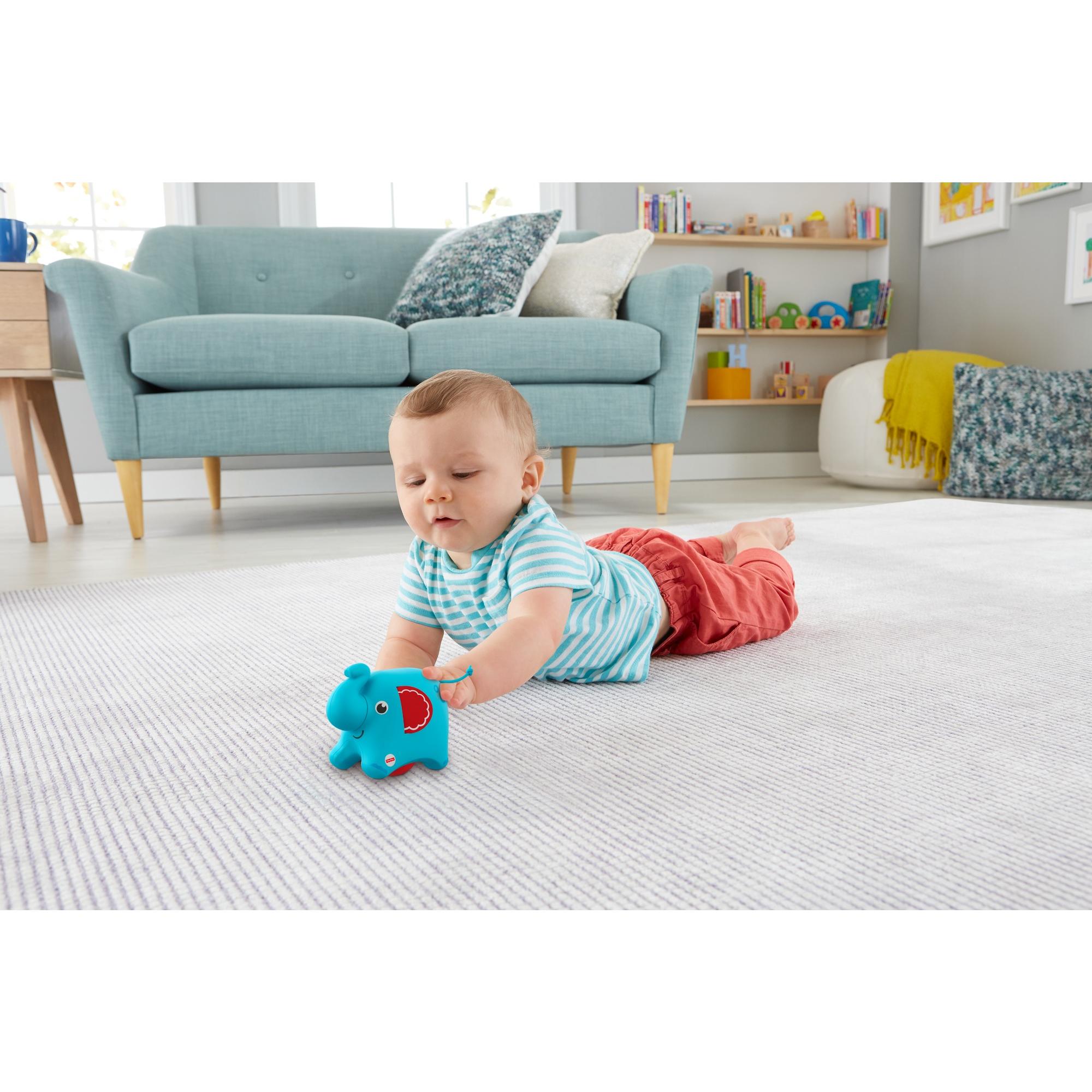 Fisher-Price Roller Elephant with Sounds & Sensory Play - image 2 of 4