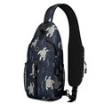thumbnail image 1 of Cute Cartoon Turtles Sling Backpack with Tropical Beach and Nautical Design, Lightweight Crossbody Daypack, Adjustable Strap, Multiple Compartments for Daily Commuting, 1 of 5