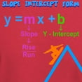 thumbnail image 3 of CafePress - Slope Intercept Form Dark T Shirt - Men's Classic Graphic Cotton T-Shirt, 3 of 4