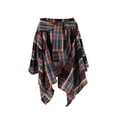 thumbnail image 2 of Vintage Plaid Asymmetrical Skirt | High-Waist Slim Fit | Trendy & Chic Must-Have, 2 of 5