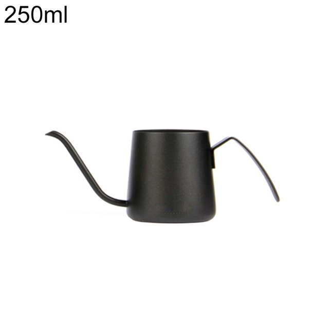 250 ml de caldera de acero inoxidable con boquilla larga que se vierte