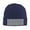 Navy Blue, variant on Grey Camouflage Print Winter Beanie Hats for Men Women Warm Cozy Knitted Cuffed Skull Cap Deep Heather
