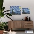 thumbnail image 3 of Starry Night Canvas Print, Van Gogh Wall Art, Starry Night Canvas Wall Art, Vincent Van Gogh Wall Art , Ready To Hang for Living Room Home Wall Decor 11x14, 3 of 7