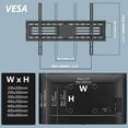 thumbnail image 4 of FITUEYES Universal Floor Swivel TV Base TV Stand with Mount for 32-65 Inch Samsung TCL Apple Vizio TVs, 4 of 5