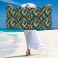 thumbnail image 5 of Uemuo Tropical Palm Leaves1 Print Beach Towel for Women, Silver Fox Velvet Beach Towel, Quick-Dry Beach Towel,Pool Bath Beach Beach Towel Adult Blanket 27.5x55in, 5 of 6