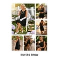 thumbnail image 6 of Fancyglim Womens Casual Tank Dress Summer Casual T Shirt Dresses Black XL, 6 of 7