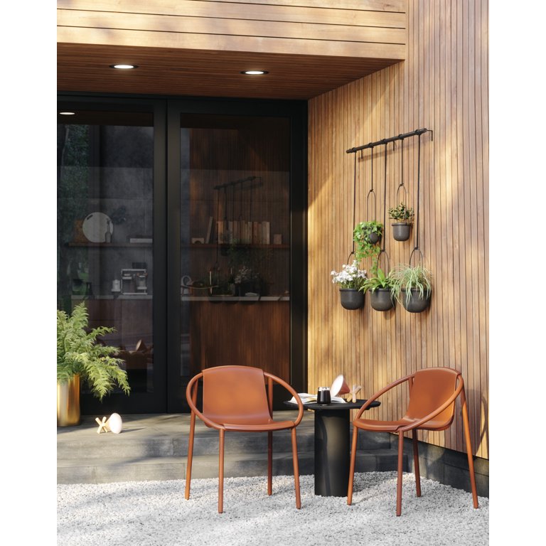 Umbra Triflora Hanging Planter Set of 5 Black - Walmart.com
