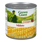 Granulés De Maïs À Grains Entiers En Conserve Green Giant. Cultivé Et Emballé Au Canada.