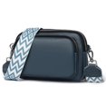 thumbnail image 2 of EASTIN Pochette pour Téléphone Portable en Cuir Véritable avec 2 Sangles (Bleu), 2 of 7