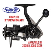 Ardent C Force Spinning Reel, 3000 size. 5.2:1 Gear Ratio