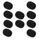 thumbnail image 1 of Cubierta de micrófono Andoer Mini Solapel Headset Micrófono Windscreen Mic Foam Cover, Negro 10-Pack Andoer Cubierta de micrófono, 1 of 5