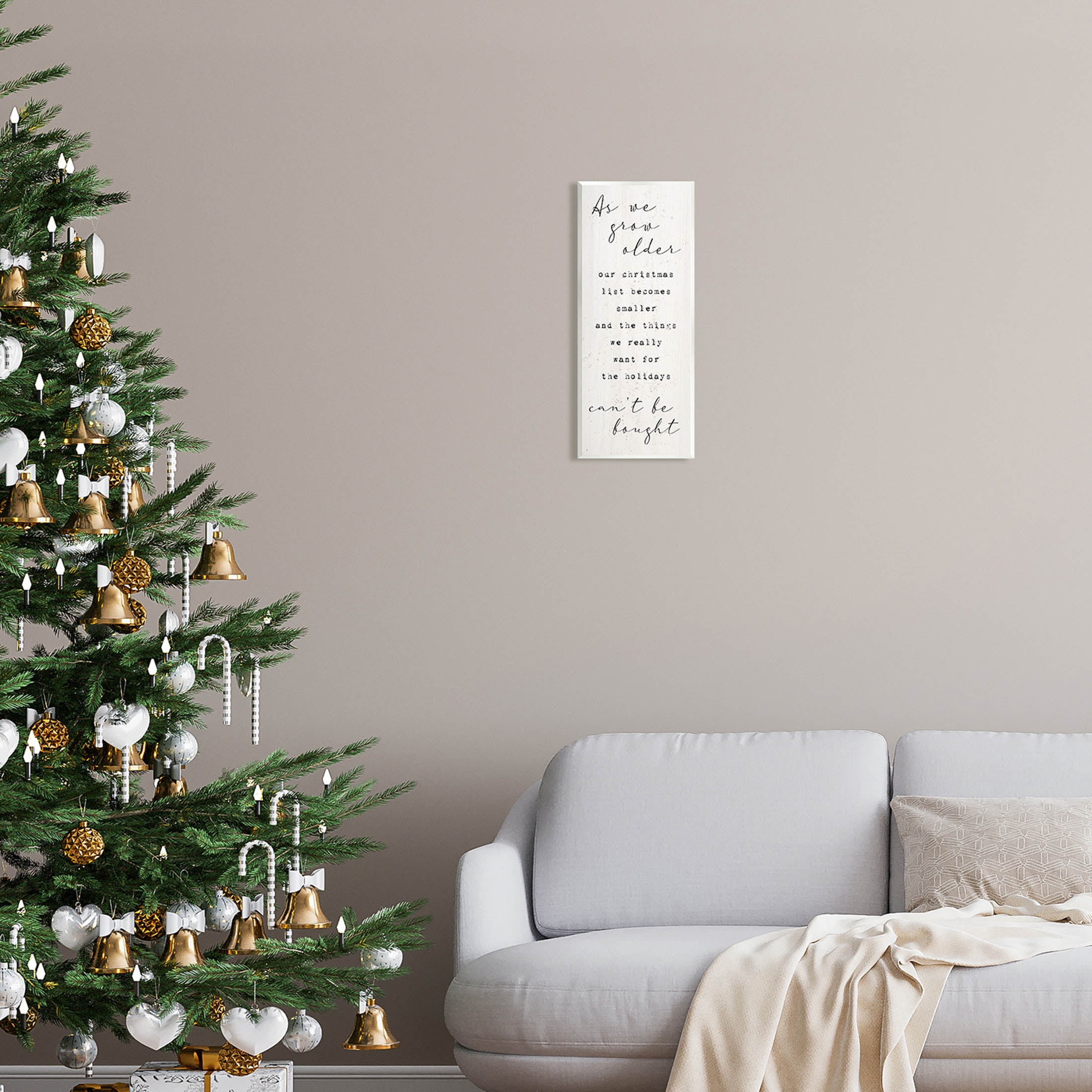 Gifts That Can't Be Bought Holiday Holiday Graphic Art Unframed Art Print Wall Art