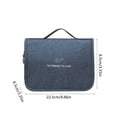 thumbnail image 3 of PONPRNGY Travel Toiletry Bag for Women Men - Portable Hanging Organizer Makeup Bag for Cosmetic, Shampoo, Conditioner, Brushes Set, Cosmetic, Travel Accessories Essentials, 3 of 6