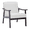 White, variant on HOQBN Modern Armchair with High Back,Upholstered Living Room Chairs with Solid Wood Legs,Leisure Reading Chair for Living Room, Bedroom,White