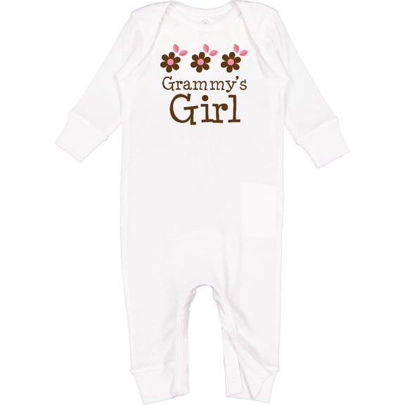 Inktastic Grammy's Girl Daisies Baby Romper Coveralls