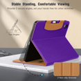 thumbnail image 4 of Funda MoKo para iPad de 11 pulgadas (2025/2022) con soporte para lápices, color morado, 4 of 8