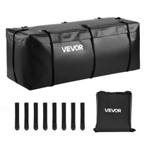 VEVOR Hitch Cargo Carrier Bag, Waterproof 840D PVC, 59.84 x 23.9 x 24.02 in (20 Cubic Feet), Heavy Duty Cargo Bag for Truck Bed Storage with 8 Reinforced Straps, Suitable for Car Vans Hitch Basket