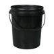 thumbnail image 1 of Cubo multiusos para almacenar pintura con asa. Cubo pintura. Contenedor almacenamiento para pintura, disolventes y recubrimientos. Uso diario. 18L Negro Sin Tapa, 1 of 8