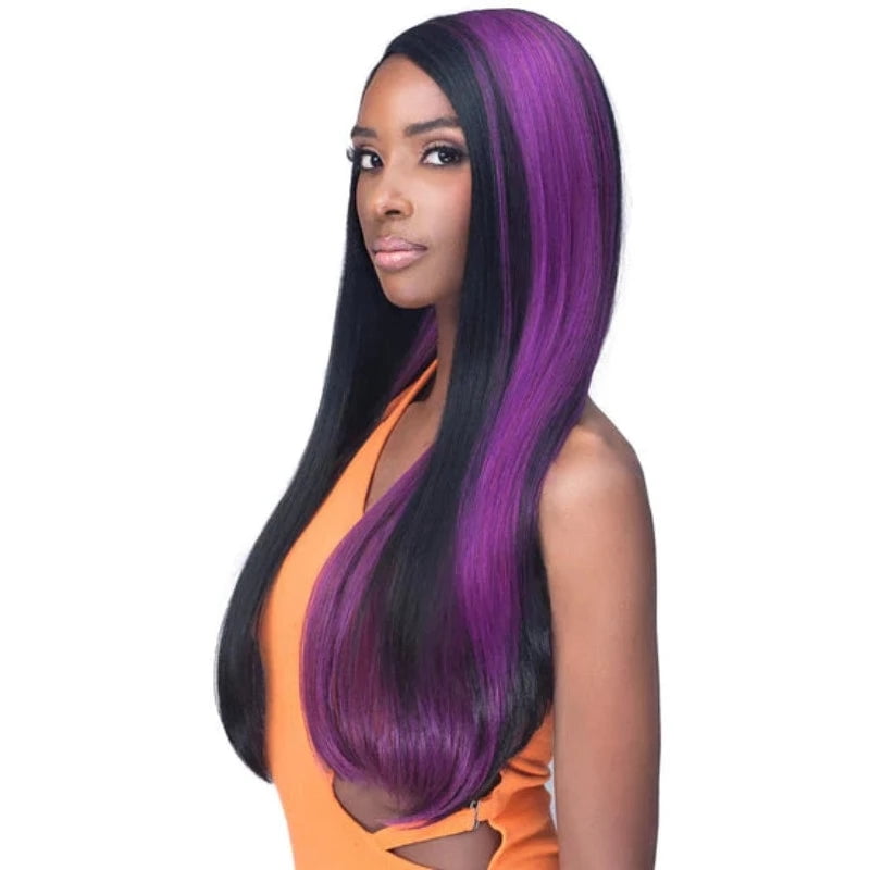 Bobbi Boss Swoop Part Premium Synthetic HD Lace Wig- Emerson