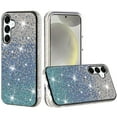 thumbnail image 2 of For Samsung Galaxy S25 /S24 Case, Glitter Bling, UltraThin TPU Sparkle Diamond Rhinestone Shiny Full Crystal Stones Back Phone Cover (Blue), 2 of 8