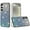 Blue, variant on For Samsung s25/s24 Party Diamond Bumper Bling Hybrid Case Cover - Red