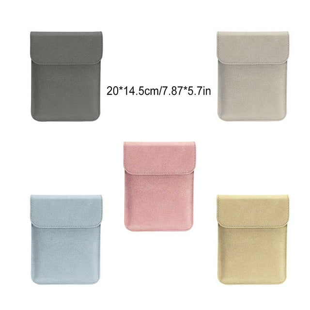 Langgg Tablet Sleeve Bag Protection Protective Pouch Fuax Leather Supplies Case Carrying Lightweight Accessories Pouches Type 1 Type 9