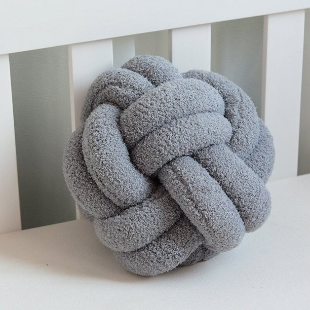Almohada decorativa para sofá de terciopelo de dos nudos y medio, de estilo moderno y sencillo, tejida a mano y cómoda