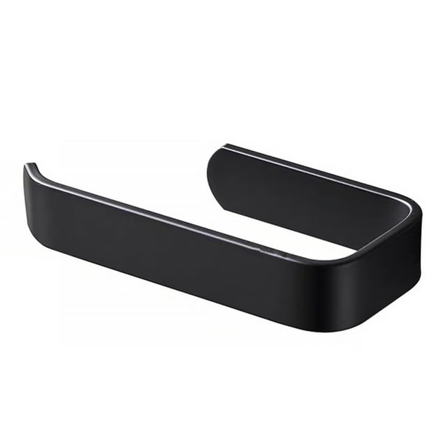 Naiovety Soporte de papel para baño montado en la pared, toallero autoadhesivo, colgador sin perforaciones con pegatinas, regalos para el baño del Type2 NO2 Naiovety HA060705-01B