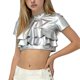 thumbnail image 2 of Disfraces de Niños Niños Primavera Y Verano Festival de Color Sólido Carnaval Fiesta Performance Cuello Redondo Camiseta Top para Niños Disfraz de Niño Pequeño, 2 of 5