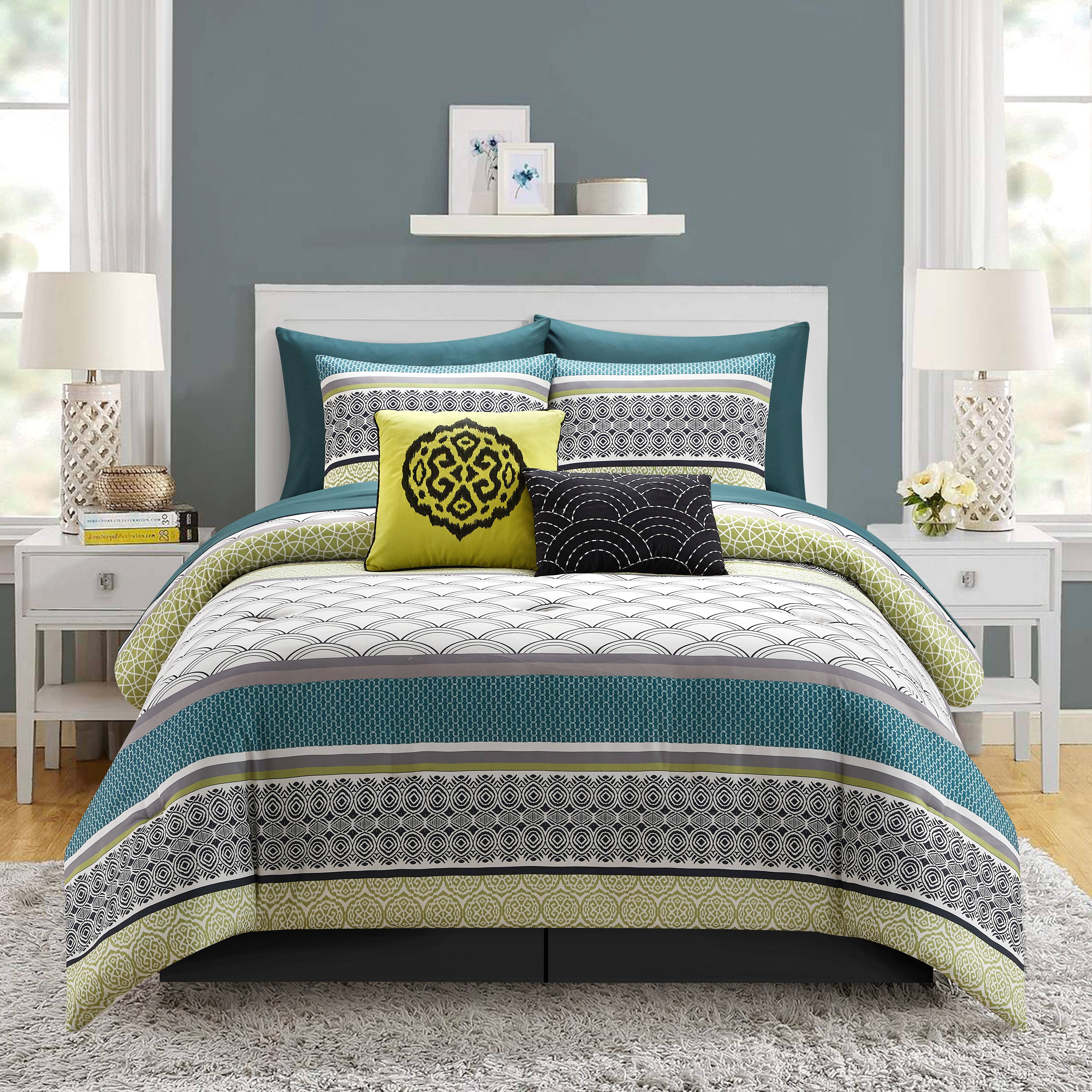 Blue, Bed Size Queen 