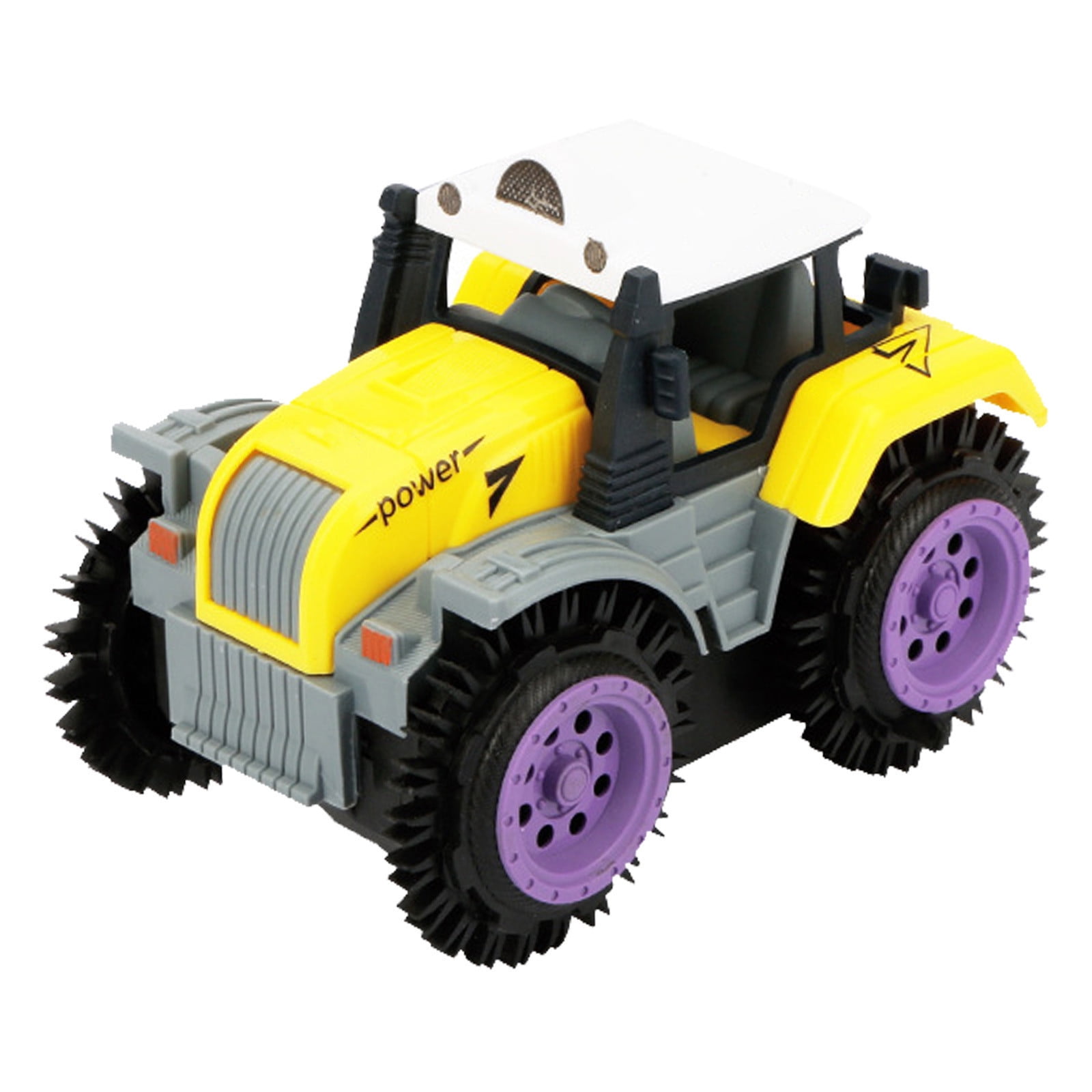 Truck and Trailer Toys for Boys Children Cartoon Flipping Toy Car Electric  Stunt Car 4 Wheels Drive Electric Stunt Toy Car Plastic 