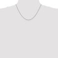thumbnail image 2 of Auriga 925 Sterling Silver 1.5 mm with 2 inch ext. Round Spiga Chain Necklace for Women 18", 2 of 5